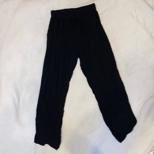 American Eagle Coverup pants, loose, thin material, XS, black